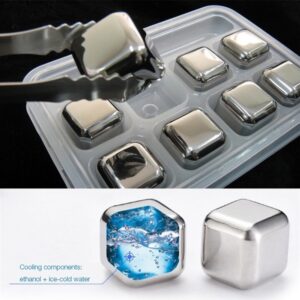 Stainless steel ice cubes